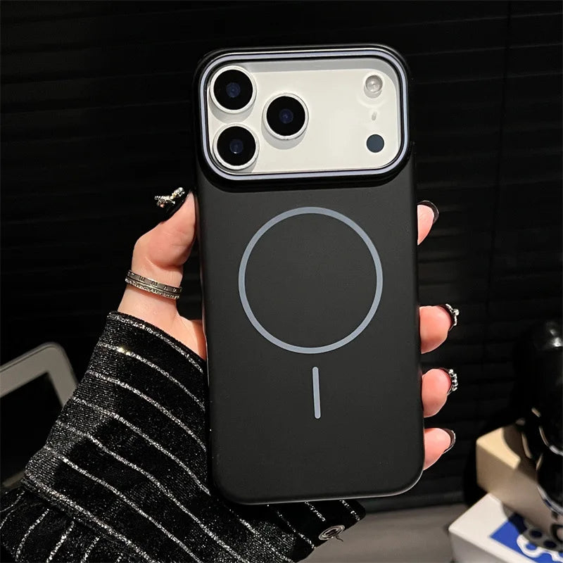 Luxury Solid Colors Magnetic Phone Case For iPhone Air