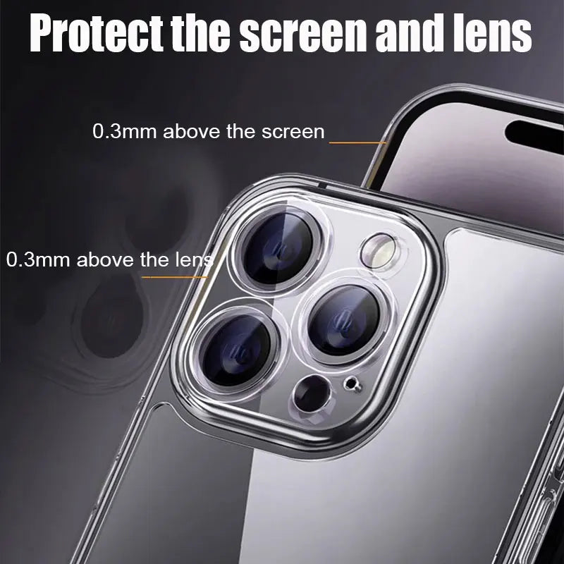 Clear Phone Case For iPhone Silicone Soft Cover Case