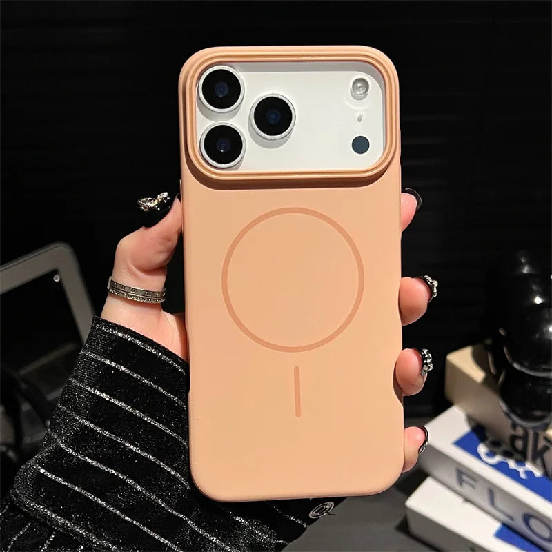 Luxury Solid Colors Magnetic Phone Case For iPhone Air