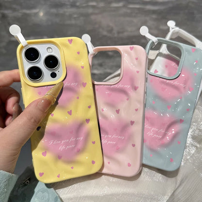 Romantic Pink Love Heart Compatible Phone Case