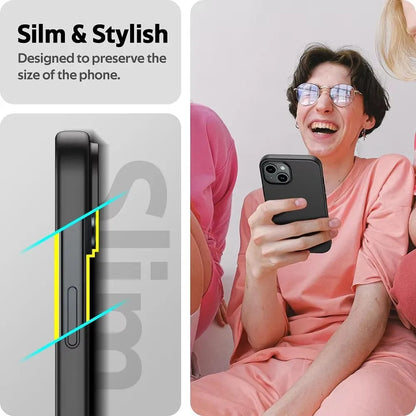 Luxury Matte Silicone Soft Case For iPhone