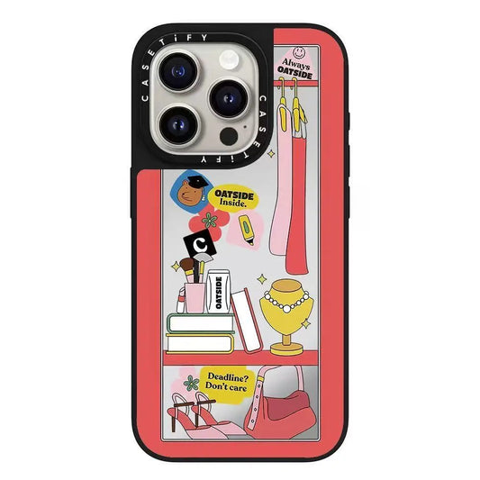 Cartoon Bear Campus Elements Phone Case