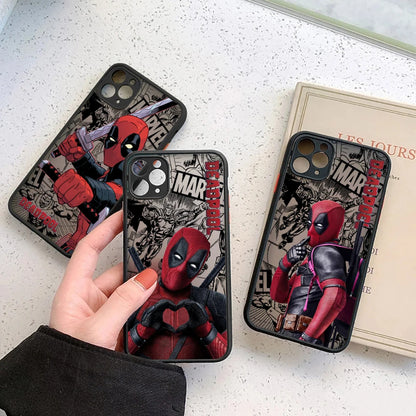 Marvel Comics Deadpool Matte Translucent Case For iPhone