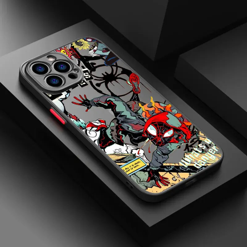 Marvel Spider Man Miles Morales Phone Case For iPhone