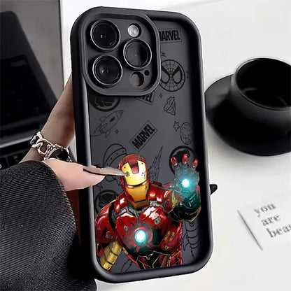 Marvel Ironman Captain America Case For Apple iPhone