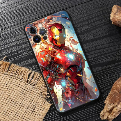 Marvel Heroes Case For iPhone Protect Soft Funda