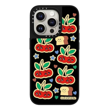 Lucia Cute Cartoon Cherry Smile Phone Case