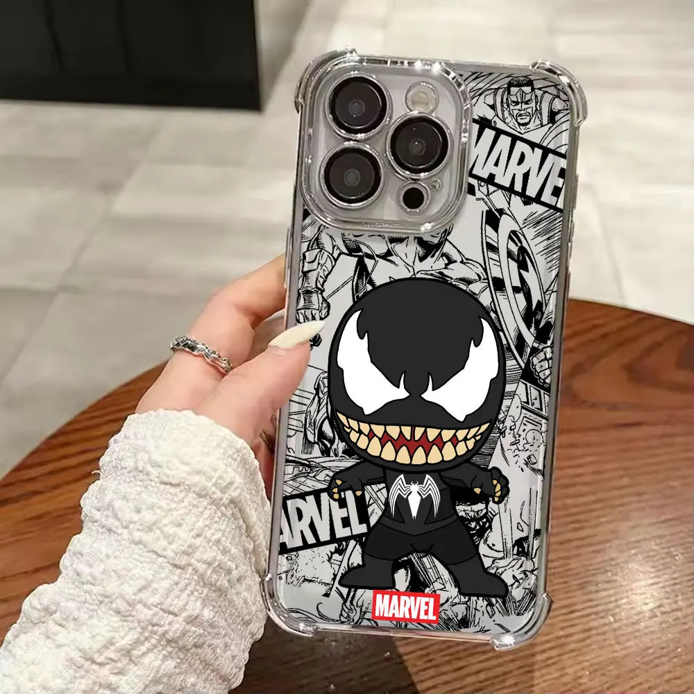Marvel Groot Rocket Raccoon Cute Shockproof Case For iPhone