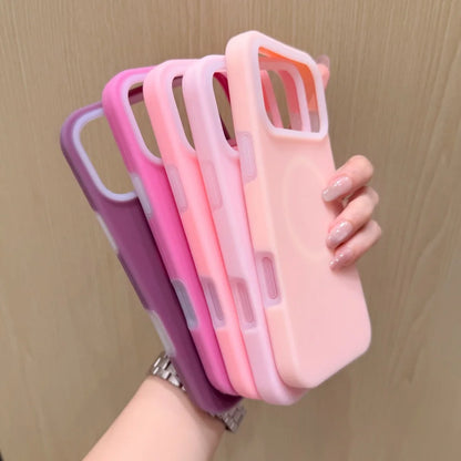 Candy Color MagSafe Liquid Silicone iPhone Case