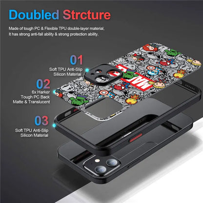 Cartoon Marvel Spider Man Groot Phone Case For iPhone