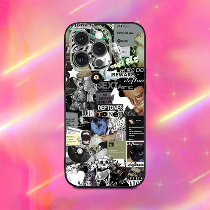 Rock Band Deftones Phone Case For iPhone Soft Silicone Black Case