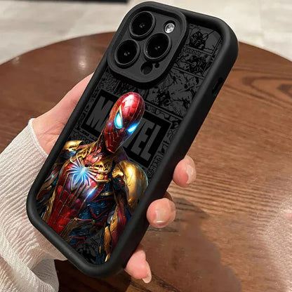 Marvel Ironman Spiderman Phone Case For iPhone