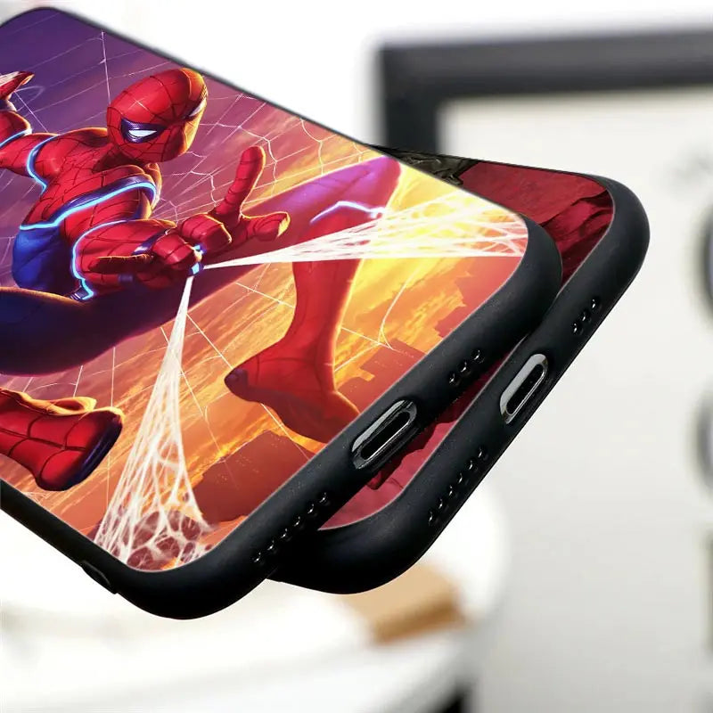 Spider Man Phone Case For iPhone Cover Miles Morales Marvel