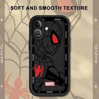 Marvel Spiderman Ironman Case For iPhone