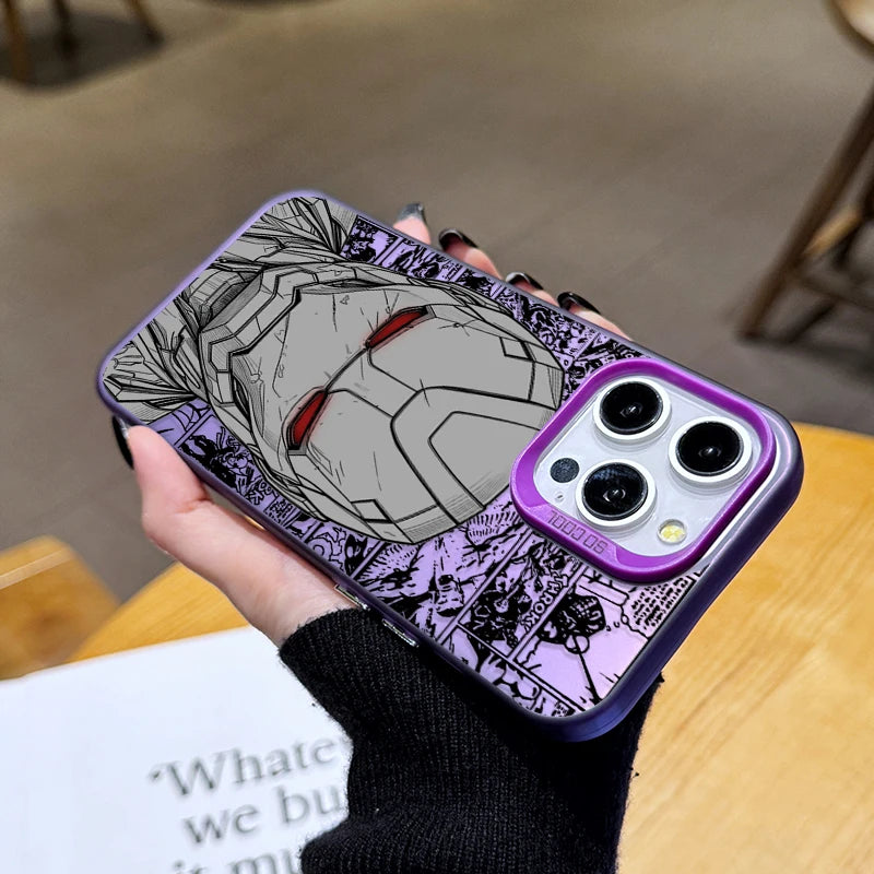 New Plating Phone Case For Marvel Hero Iron Man iPhone