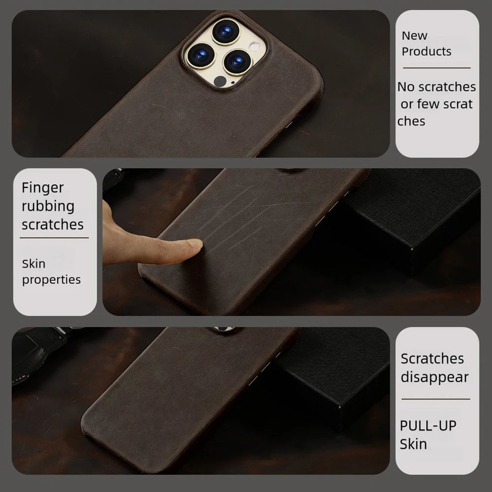 For Magsafe Case For iPhone Retro Luxury