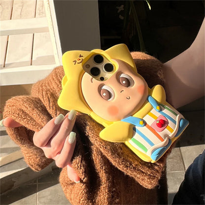 Kawaii Cartoon Star Baby Phone Case For iPhone