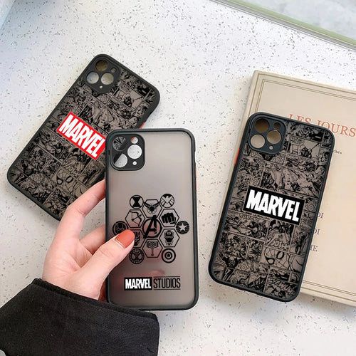 Marvel Comics The Avengers Matte Translucent Case For iPhone