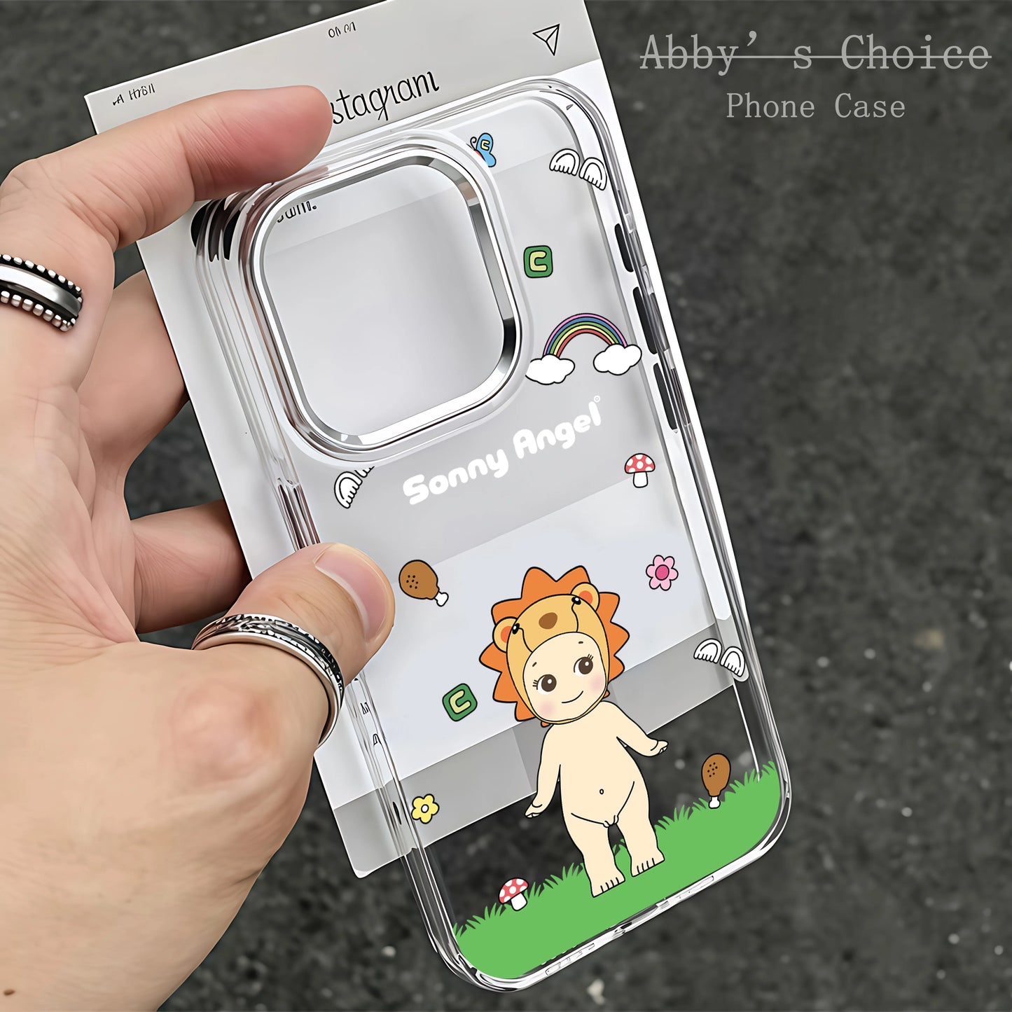 Cartoon Sony Angels Phone Case For iPhone Transparent Soft Cover