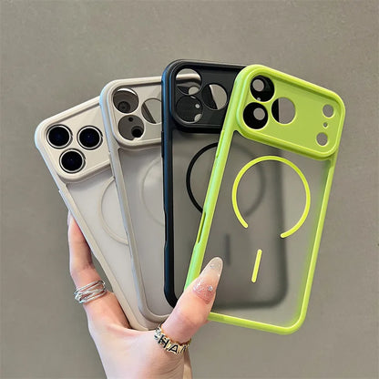 Luxury Candy Color Magnetic Phone Case For iPhone