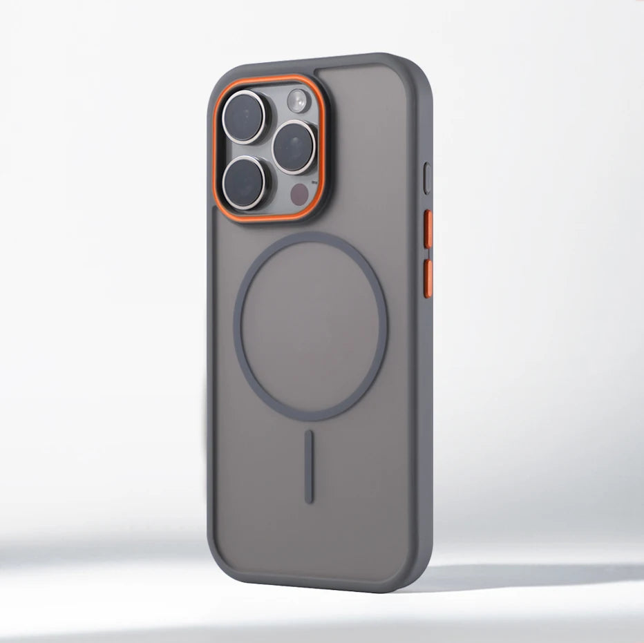 Luxury Matte Translucent MagSafe iPhone Case