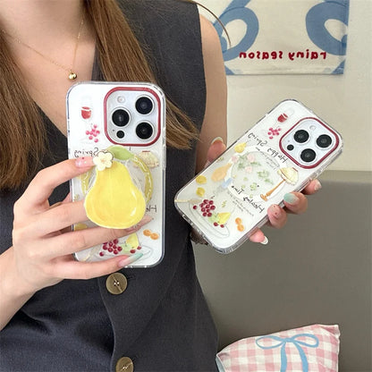 Oil Painting Fruit Magnetic Phone Case