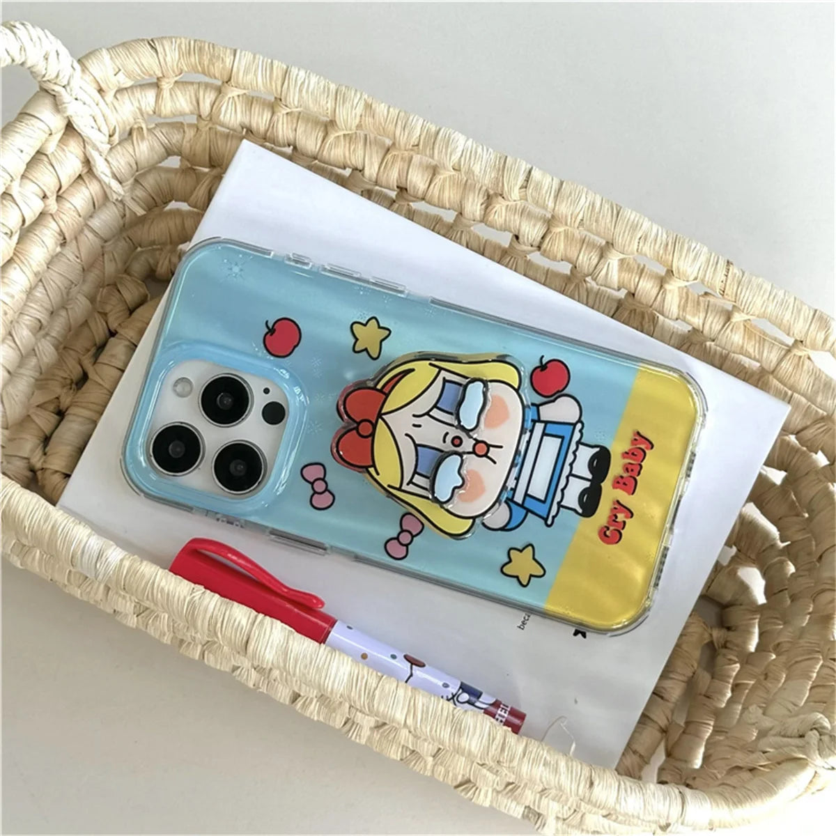 Funny Cartoon Girls Phone Case For iPhone