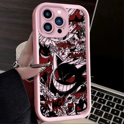 Pokemon Gengar Graffiti Phone Case For iPhone