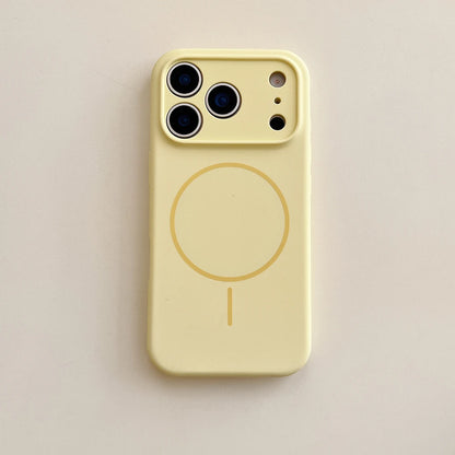 MagSafe Magnetic Silicone iPhone Case With Lens Protection