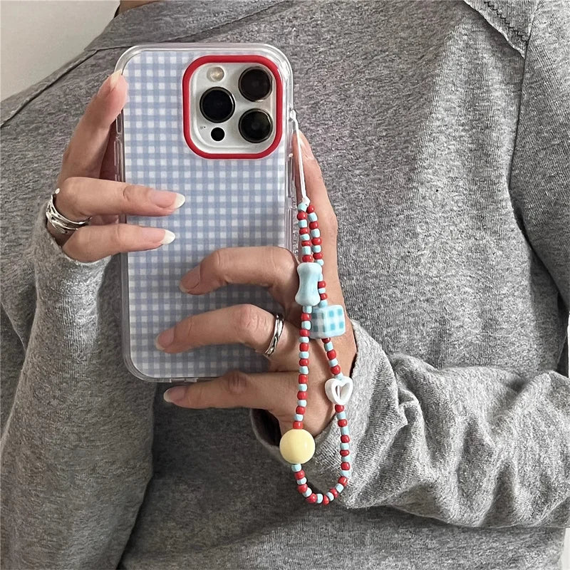 Crystal Transparent White Light Phone Case