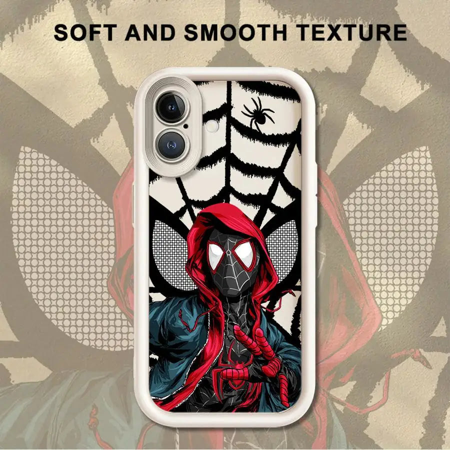Marvel Spiderman Soft Shell Phone Case For iPhone