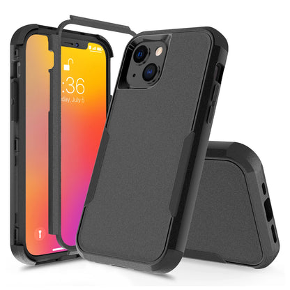 3 Layer Case For iPhone Luxury Armor Shockproof Soft Bumpers Hard Cover