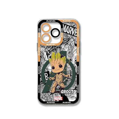 Iron Man Spider Man Captain America Marvel Case For iPhone