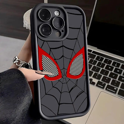Marvel Spider Man Phone Case For iPhone Transparent Soft Cover