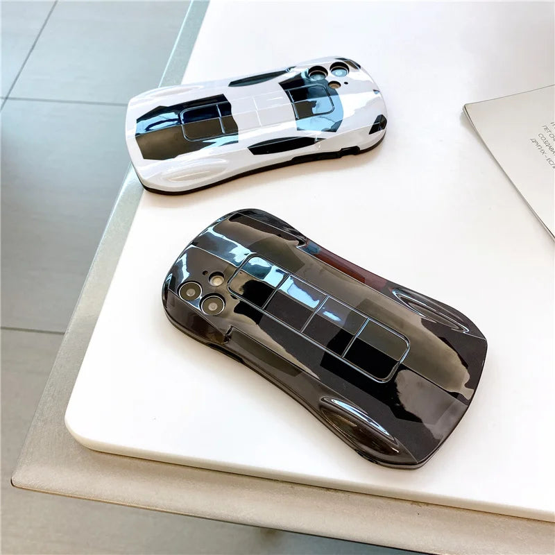 Armored Luxury Super Car Soft TPU Painted Shockproof Phone Case For IPhone