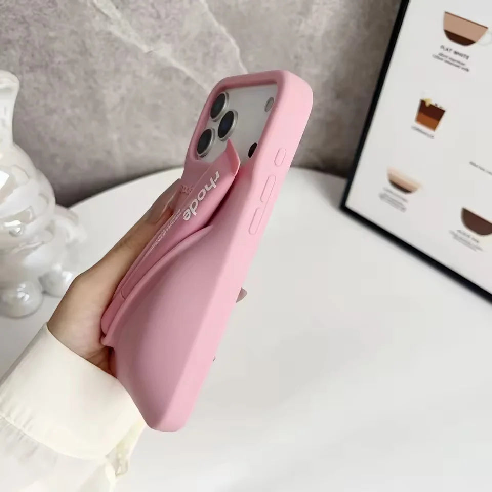 Rhode Lip Gloss Holder Silicone Phone Case For iPhone