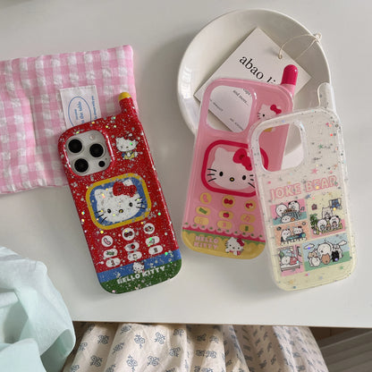 Kitty Self-Mocking Bear Phone Compatible Phone Case