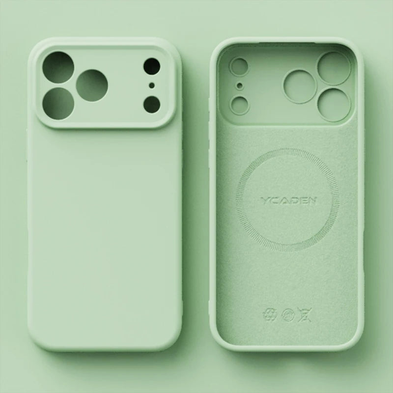 Original Liquid Silicone MagSafe Phone Case With Wireless Charging