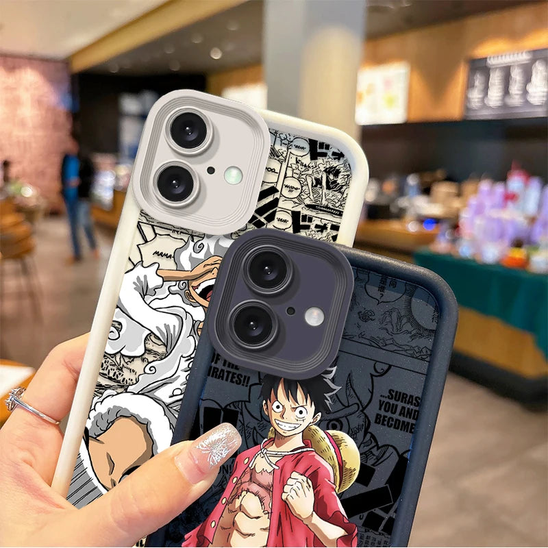 Anime One Piece Soft Silicone Phone Case for iPhone