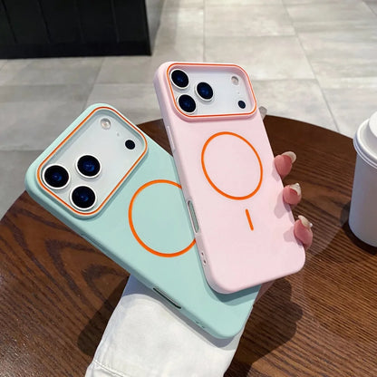 Ultra Thin Matte MagSafe Phone Case Wireless Charging