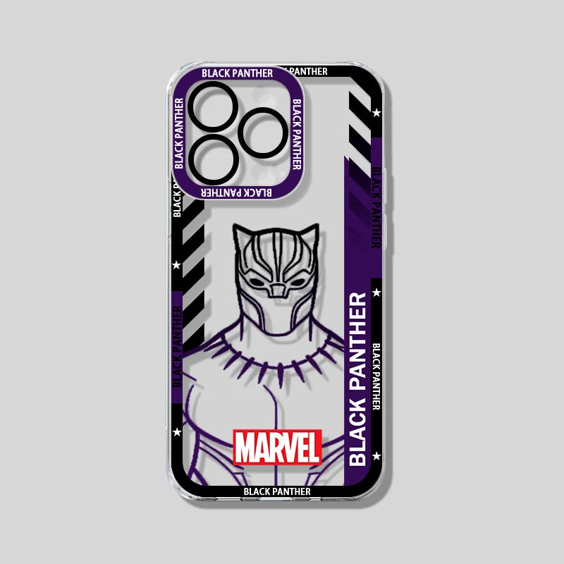 The Avengers Black Panther Captain America Case For iPhone