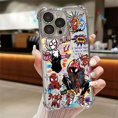 Cool Gwen Marvel Spider Man Miles Morales Phone Case For iPhone