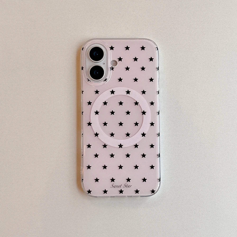 Cute Stars for Magsafe Magnetic Holder Phone Case