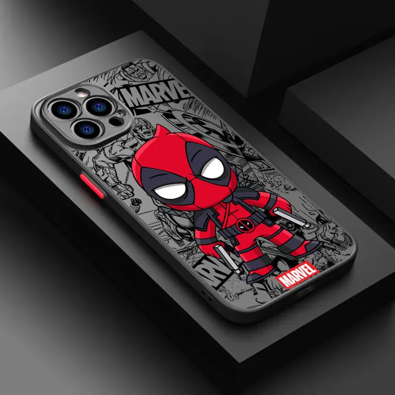 Marvel Ironman Deadpool Phone Case For iPhone