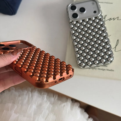 Pearl Bead Hollow Shockproof iPhone Case