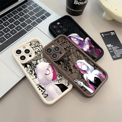 Spider Man Spider Gwen Marvel Case For Apple iPhone