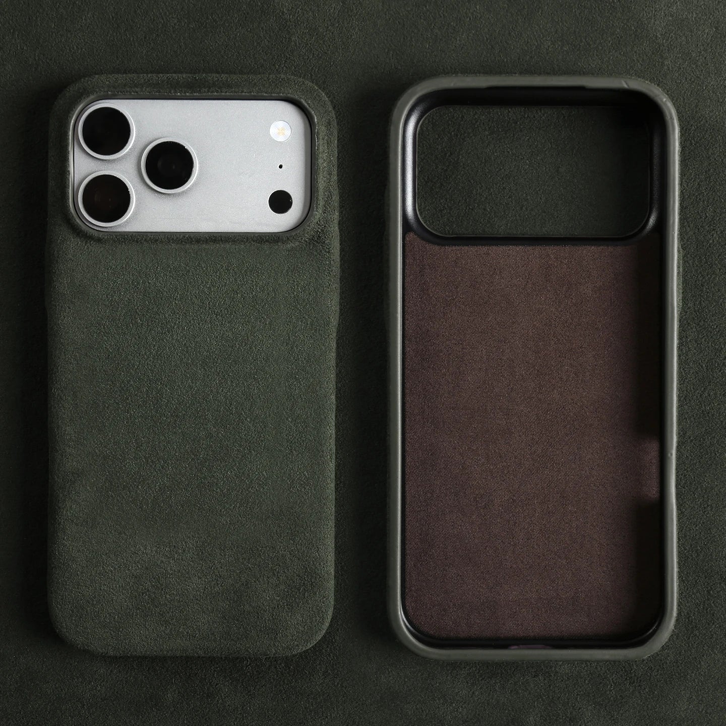 For Alcantara Premium Phone Case For iPhone Back Cover Case Shell