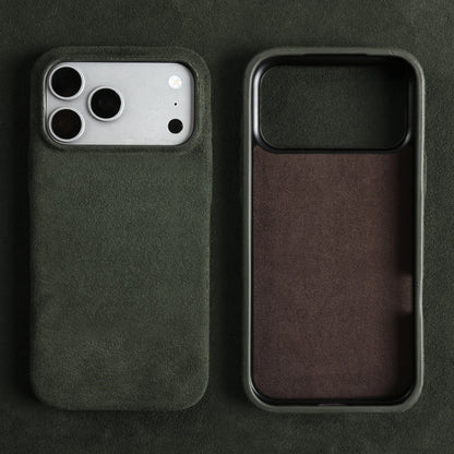 For Alcantara Premium Phone Case For iPhone Back Cover Case Shell