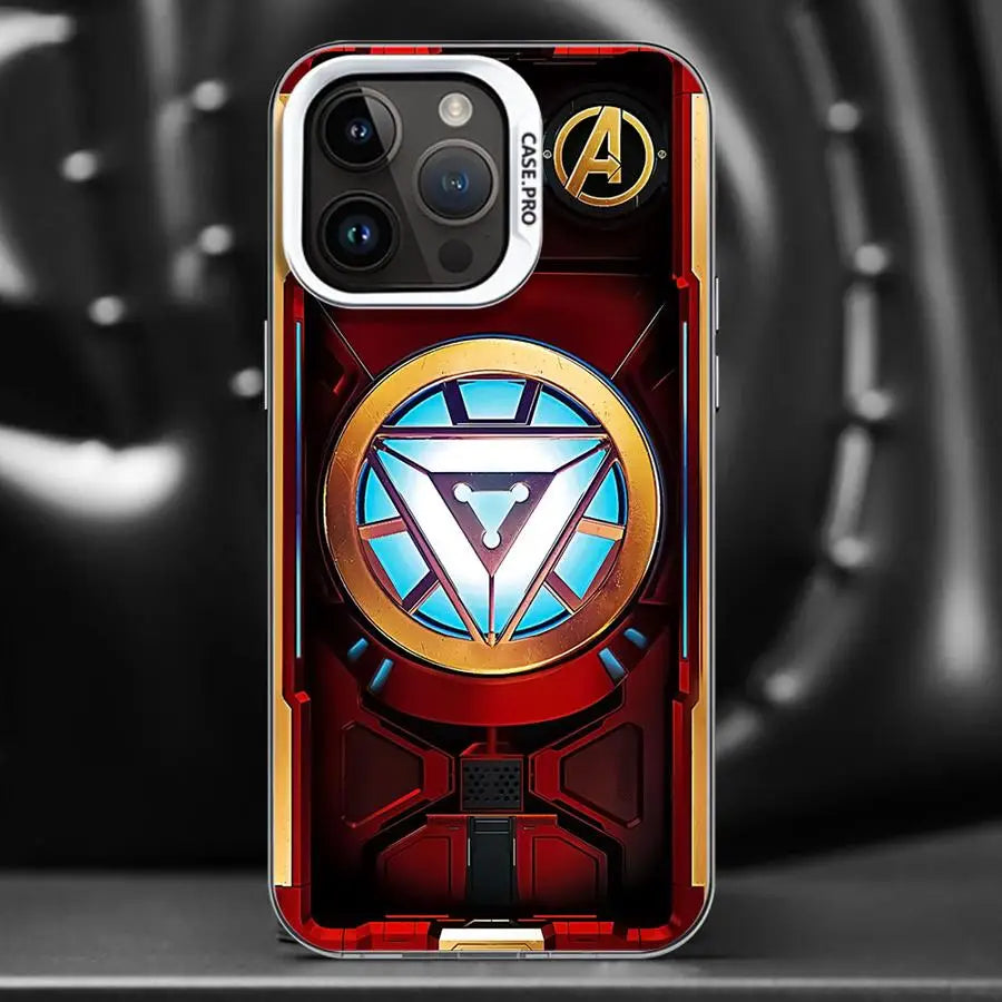 Marvel Ironman Sipiderman Case For iPhone Back Phone Cover