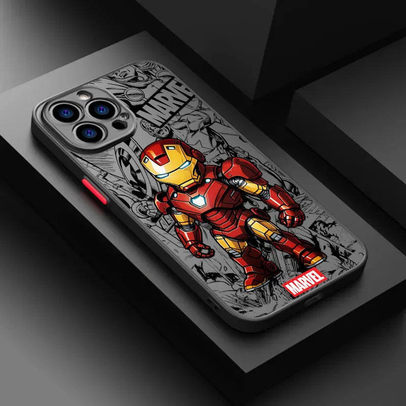 Marvel Venom Spider Man Cartoon Phone Case For iPhone